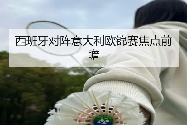西班牙对阵意大利欧锦赛焦点前瞻
